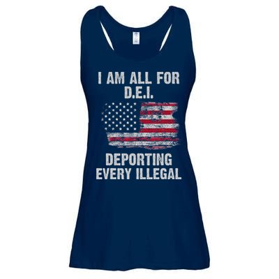 I Am All For Dei Deporting Every Illegal Ladies Essential Flowy Tank
