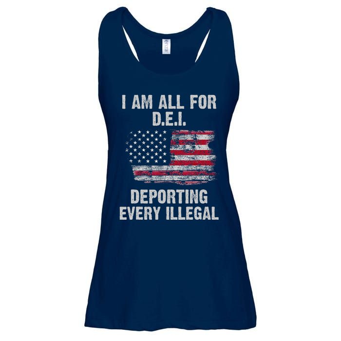 I Am All For Dei Deporting Every Illegal Ladies Essential Flowy Tank