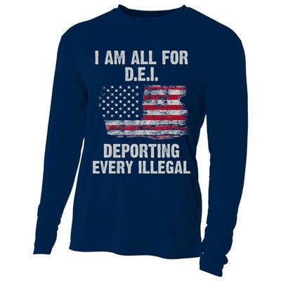 I Am All For Dei Deporting Every Illegal Cooling Performance Long Sleeve Crew