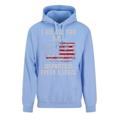 I Am All For Dei Deporting Every Illegal Unisex Surf Hoodie