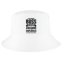I Am A Proud Boss Of Freaking Awesome Employees Cool Comfort Performance Bucket Hat