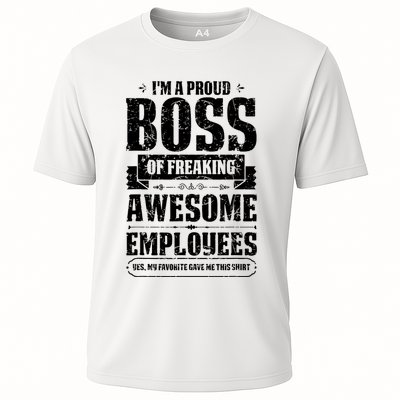 I Am A Proud Boss Of Freaking Awesome Employees Performance Shirt