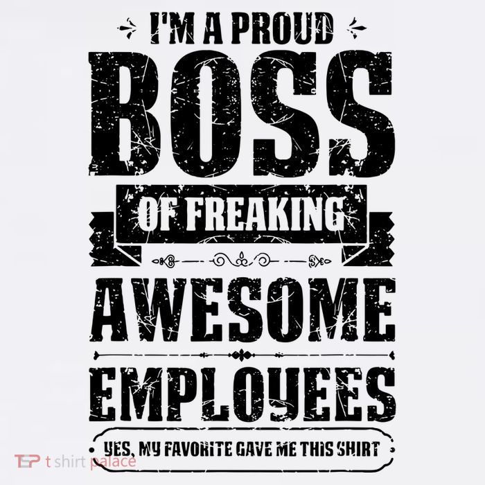 I Am A Proud Boss Of Freaking Awesome Employees Sustainable Bucket Hat