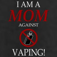I Am A Mom Against Vaping 7 Panel Mesh Trucker Snapback Hat