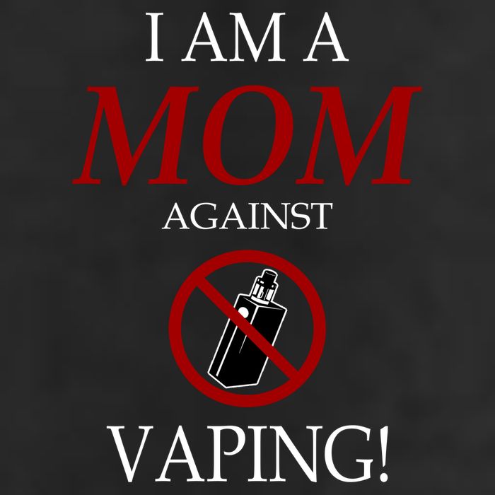I Am A Mom Against Vaping 7 Panel Mesh Trucker Snapback Hat