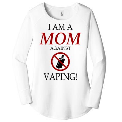 I Am A Mom Against Vaping Women's Perfect Tri Tunic Long Sleeve Shirt