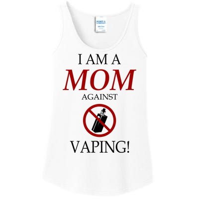 I Am A Mom Against Vaping Ladies Essential Tank