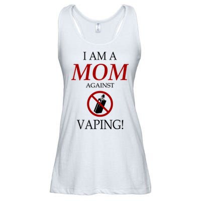 I Am A Mom Against Vaping Ladies Essential Flowy Tank