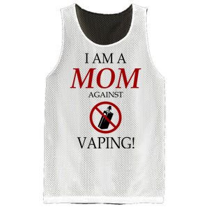 I Am A Mom Against Vaping Mesh Reversible Basketball Jersey Tank