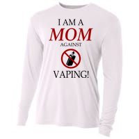 I Am A Mom Against Vaping Cooling Performance Long Sleeve Crew