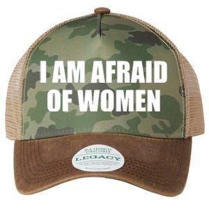 I Am Afraid Of Women Funny Legacy Tie Dye Trucker Hat