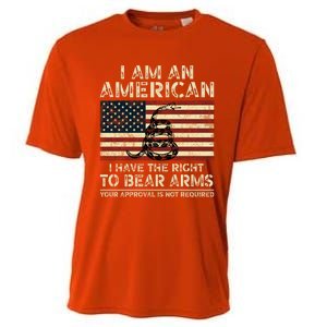 I Am An American I Have The Right To Bear Arms Pro 2nd Ad Gift Cooling Performance Crew T-Shirt