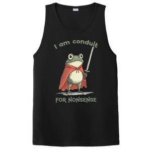 I Am A Conduit For Nonsense Funny Frog PosiCharge Competitor Tank