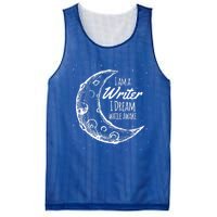 I Am A Writer I Dream While Awake Crescent Moon Gift Mesh Reversible Basketball Jersey Tank