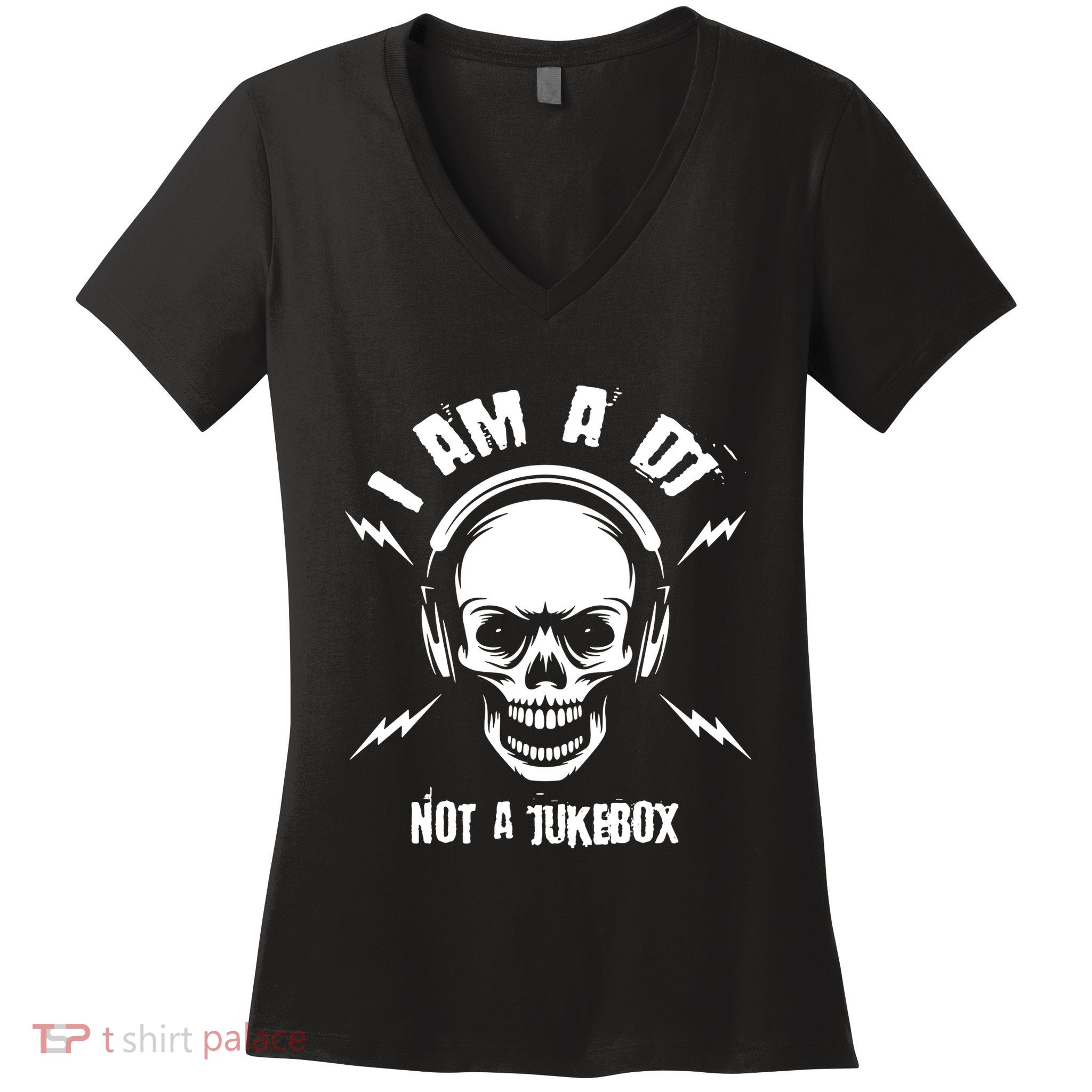 I Am A Dj Not A Jukebox Women's V-Neck T-Shirt