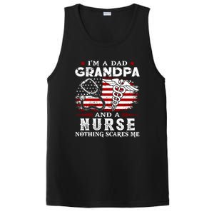 I Am A Dad Grandpa And A Nurse Nothing Scares Me Fathers Day Gift PosiCharge Competitor Tank