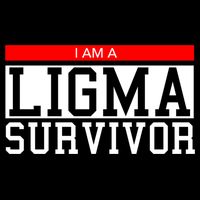 I Am A Ligma Survivor Gamer Dank Meme Theme Gift Cooling Performance Crew T-Shirt