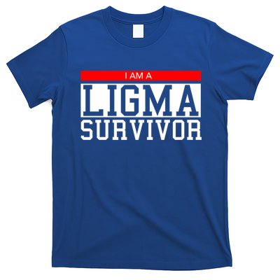 I Am A Ligma Survivor Gamer Dank Meme Theme Gift T-Shirt
