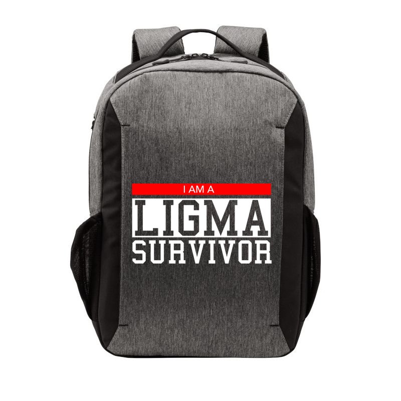 I Am A Ligma Survivor Gamer Dank Meme Theme Gift Vector Backpack