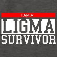 I Am A Ligma Survivor Gamer Dank Meme Theme Gift Vector Backpack