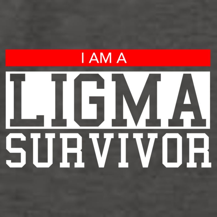 I Am A Ligma Survivor Gamer Dank Meme Theme Gift Vector Backpack