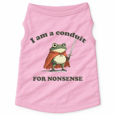 I Am A Conduit For Nonsense Doggie Tank