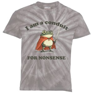 I Am A Conduit For Nonsense Kids Tie-Dye T-Shirt