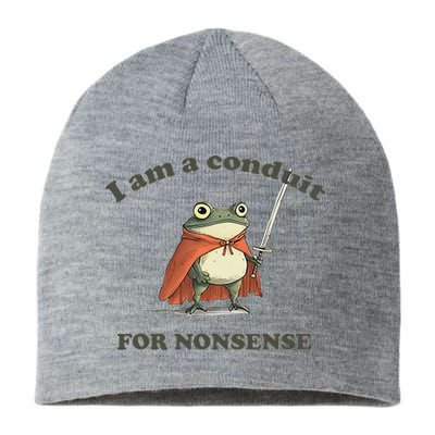 I Am A Conduit For Nonsense Sustainable Beanie