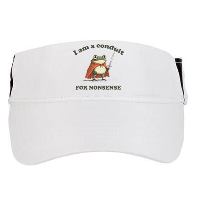 I Am A Conduit For Nonsense Adult Drive Performance Visor
