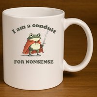 I Am A Conduit For Nonsense 11oz C Handle Ceramic Mug