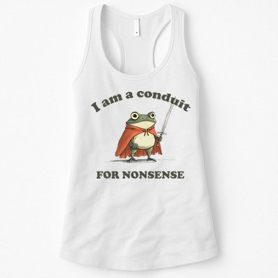 I Am A Conduit For Nonsense Womens Tank Top