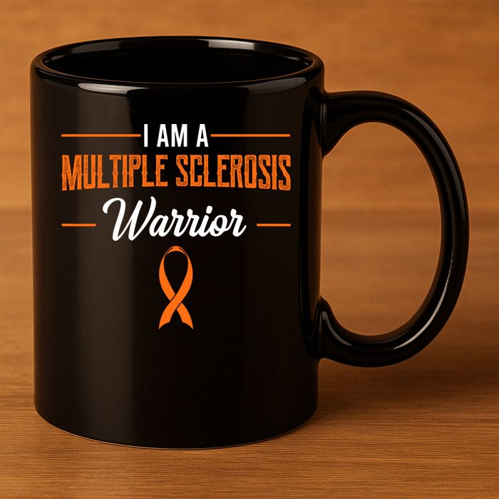I Am A Multiple Sclerosis Warrior Multiple Sclerosis 11oz C Handle Ceramic Mug