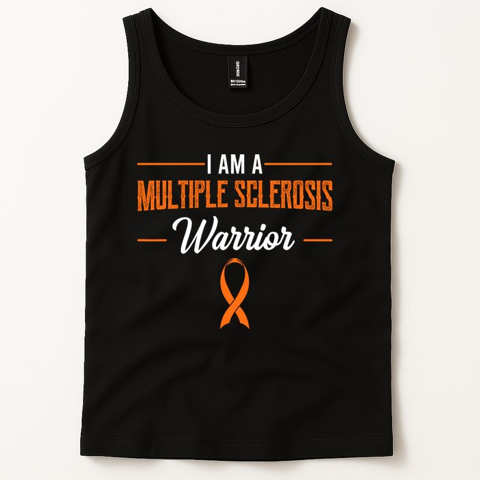 I Am A Multiple Sclerosis Warrior Multiple Sclerosis Tank Top