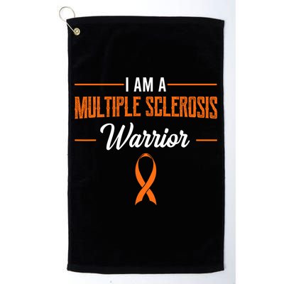 I Am A Multiple Sclerosis Warrior Multiple Sclerosis Golf Towel