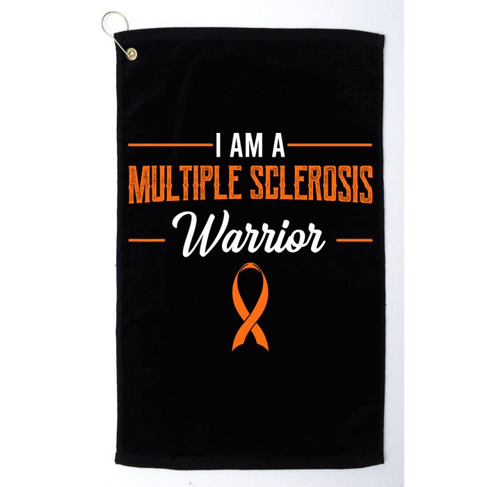 I Am A Multiple Sclerosis Warrior Multiple Sclerosis Golf Towel