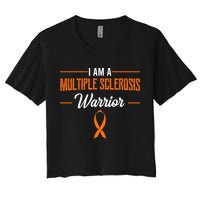 I Am A Multiple Sclerosis Warrior Multiple Sclerosis Crop Top