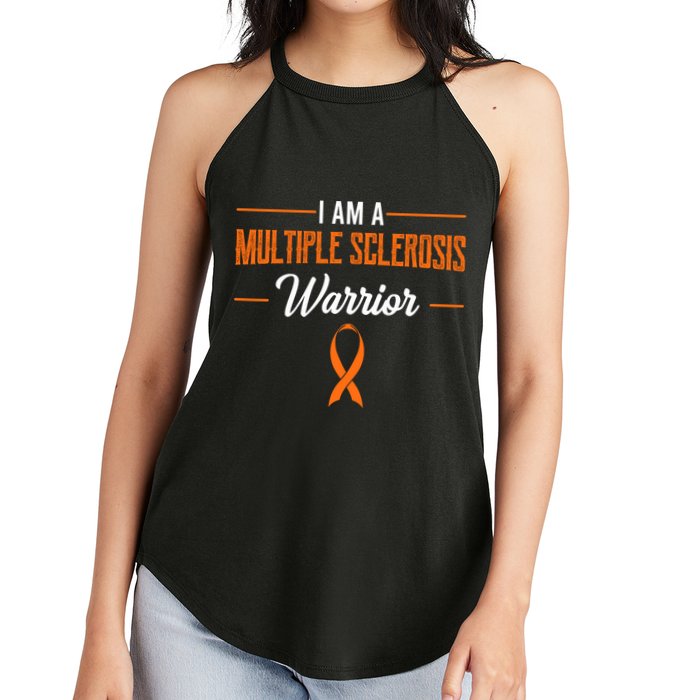 I Am A Multiple Sclerosis Warrior Multiple Sclerosis Women's Perfect Tri Rocker Tank