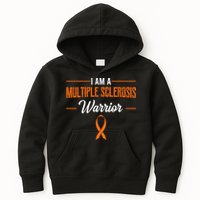 I Am A Multiple Sclerosis Warrior Multiple Sclerosis Kids Hoodie