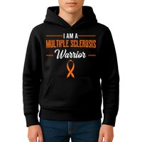 I Am A Multiple Sclerosis Warrior Multiple Sclerosis Kids Hoodie