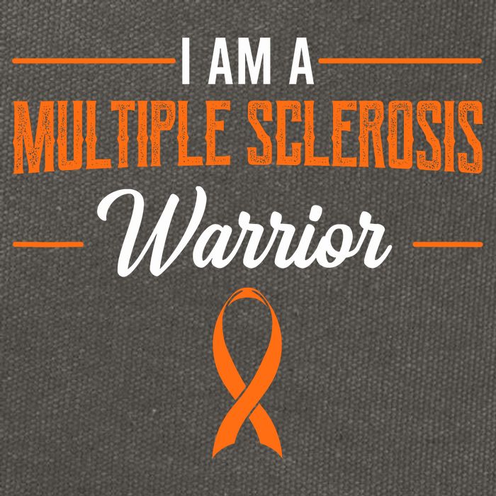 I Am A Multiple Sclerosis Warrior Multiple Sclerosis Cotton Canvas Backpack