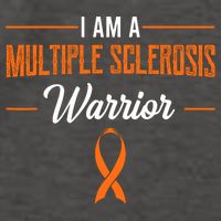 I Am A Multiple Sclerosis Warrior Multiple Sclerosis Vector Backpack