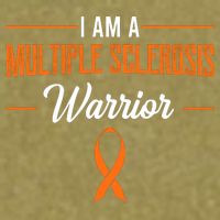I Am A Multiple Sclerosis Warrior Multiple Sclerosis Garment-Dyed Women's Muscle Tee