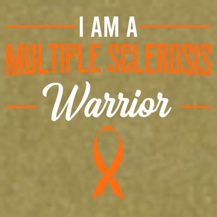 I Am A Multiple Sclerosis Warrior Multiple Sclerosis Garment-Dyed Women's Muscle Tee