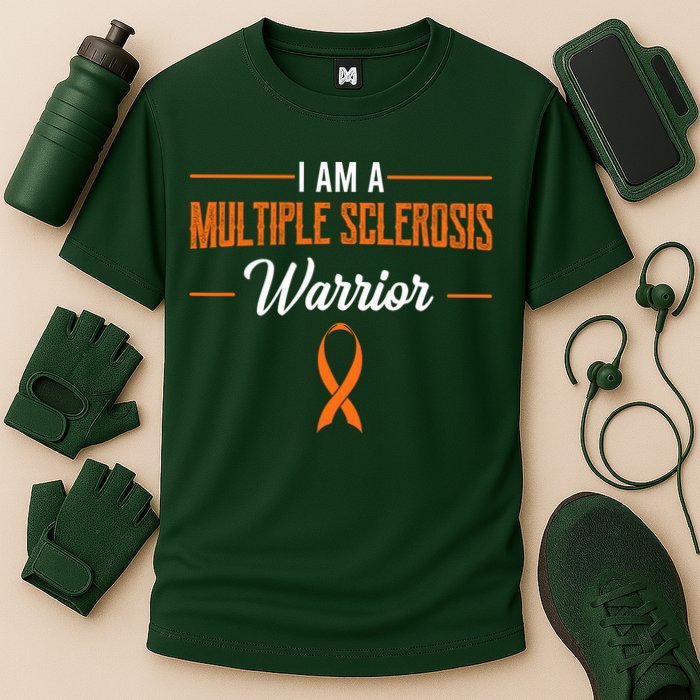 I Am A Multiple Sclerosis Warrior Multiple Sclerosis Performance Shirt