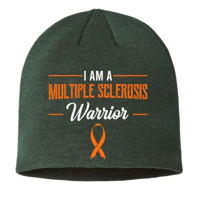I Am A Multiple Sclerosis Warrior Multiple Sclerosis Sustainable Beanie