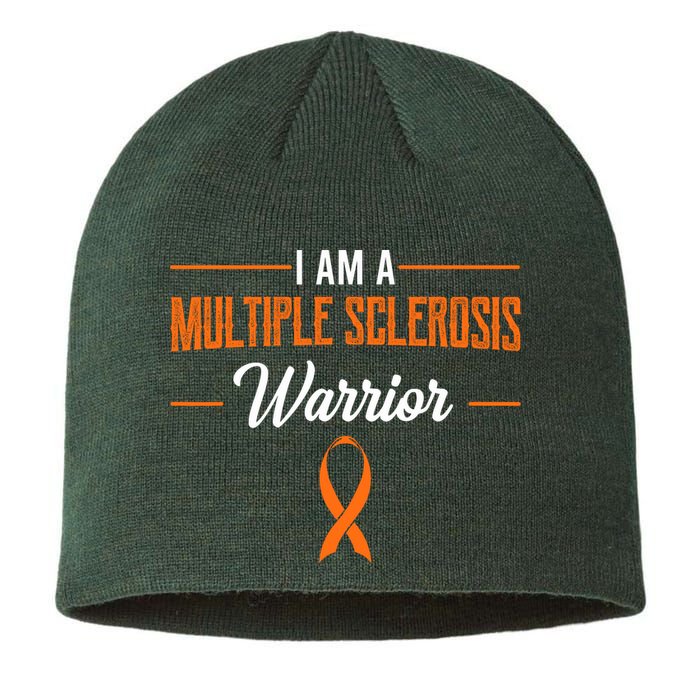 I Am A Multiple Sclerosis Warrior Multiple Sclerosis Sustainable Beanie