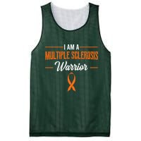 I Am A Multiple Sclerosis Warrior Multiple Sclerosis Mesh Reversible Basketball Jersey Tank