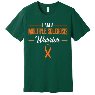 I Am A Multiple Sclerosis Warrior Multiple Sclerosis Premium T-Shirt