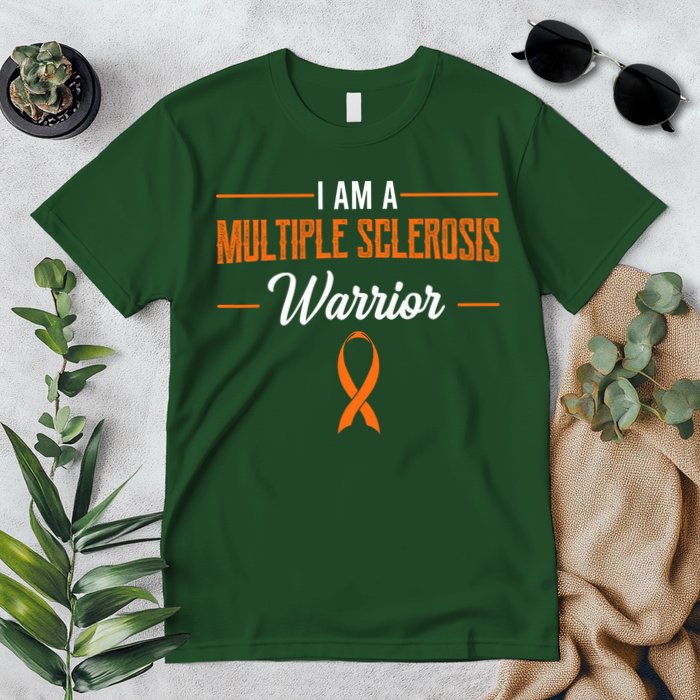 I Am A Multiple Sclerosis Warrior Multiple Sclerosis Premium T-Shirt