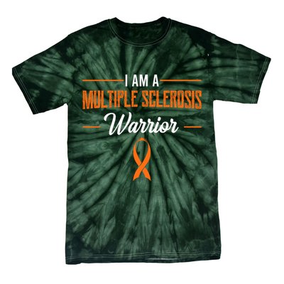 I Am A Multiple Sclerosis Warrior Multiple Sclerosis Tie-Dye T-Shirt